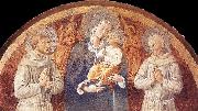 GOZZOLI, Benozzo Madonna and Child between St Francis and St Bernardine of Siena dfg china oil painting reproduction